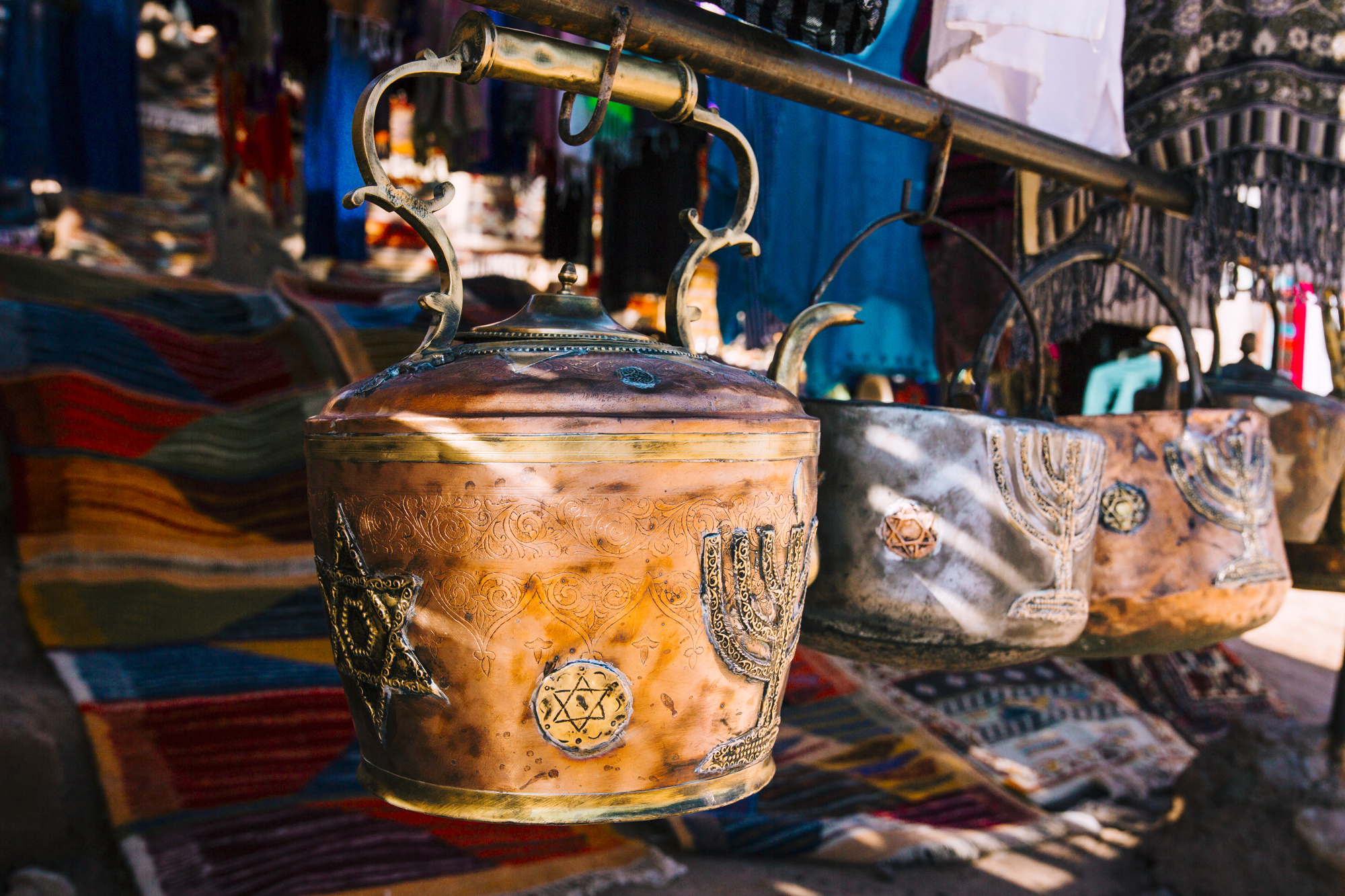 Clay pots market morocco
